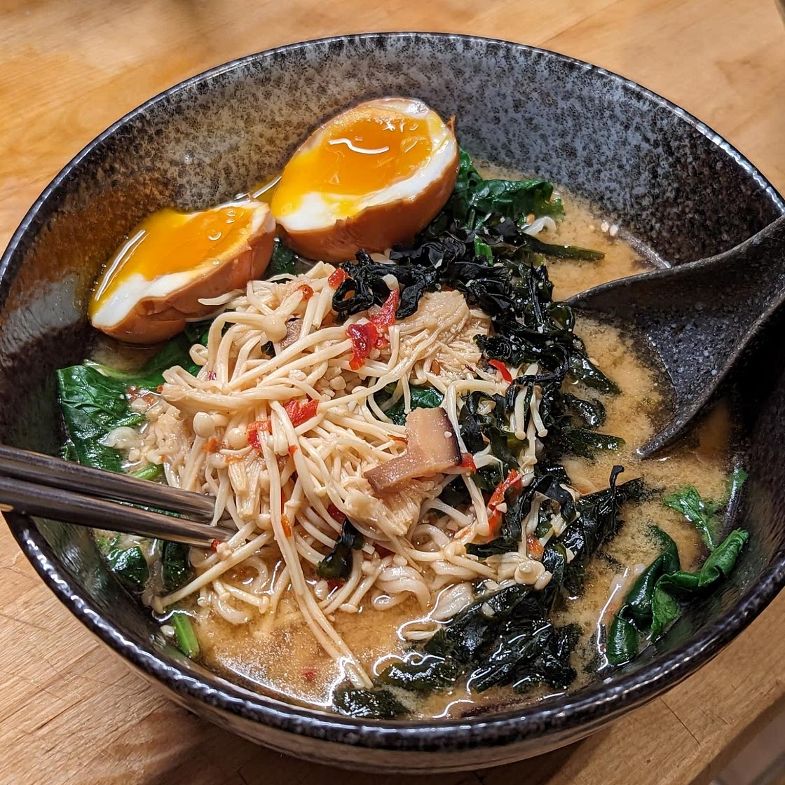Vegetarian Ramen - Spicy Soy Milk Ramen