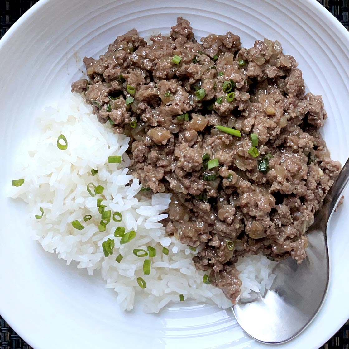 Asian Ground Beef Rice Bowls