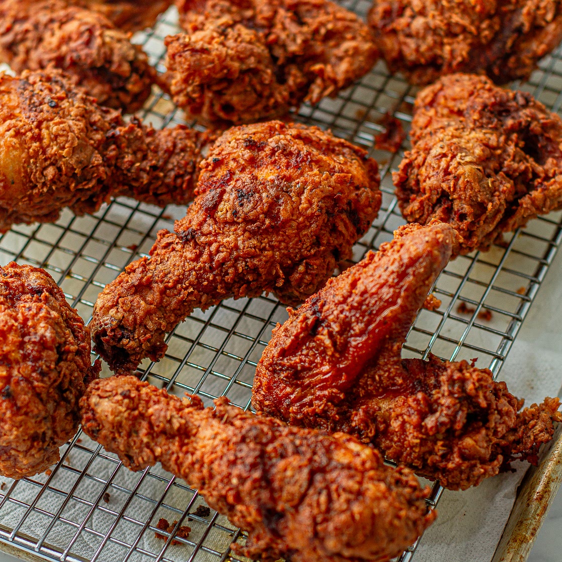 Crispy Soul Food Fried Chicken With Spicy Buttermilk Brine
