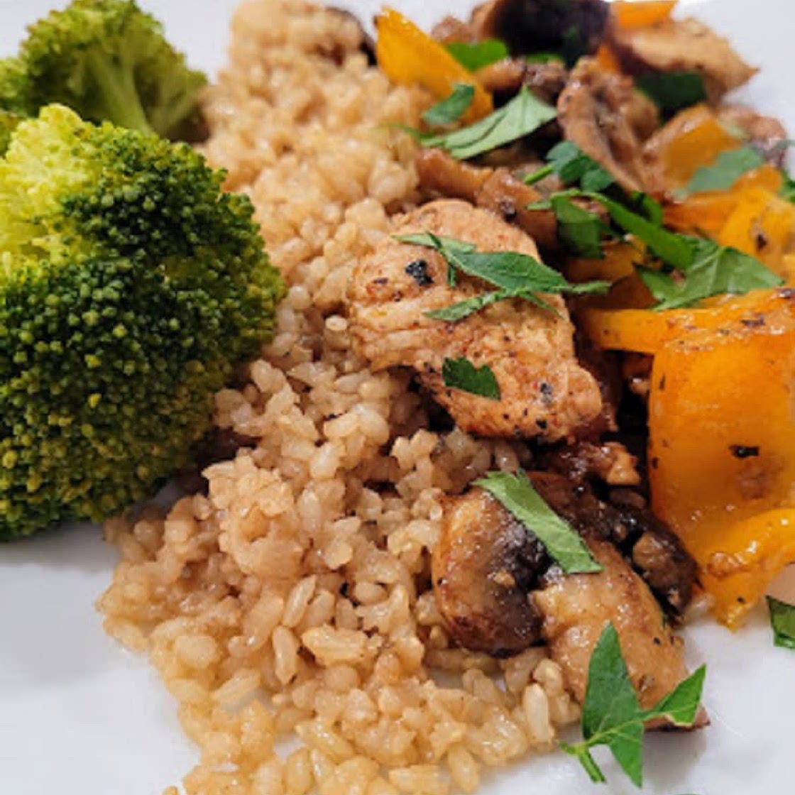 Buttery Baked Brown Rice