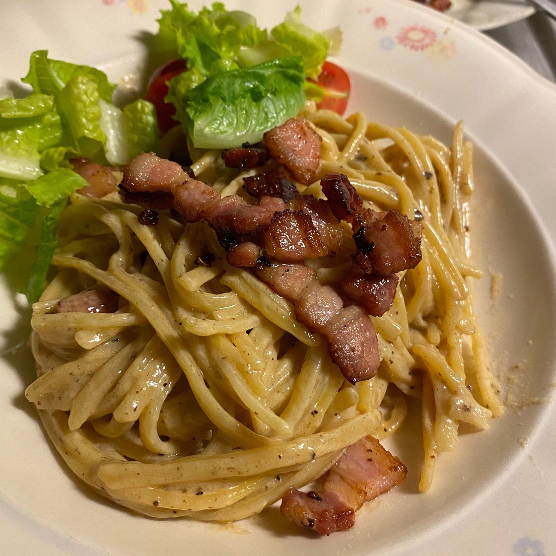 Pasta with Parmesan Cream