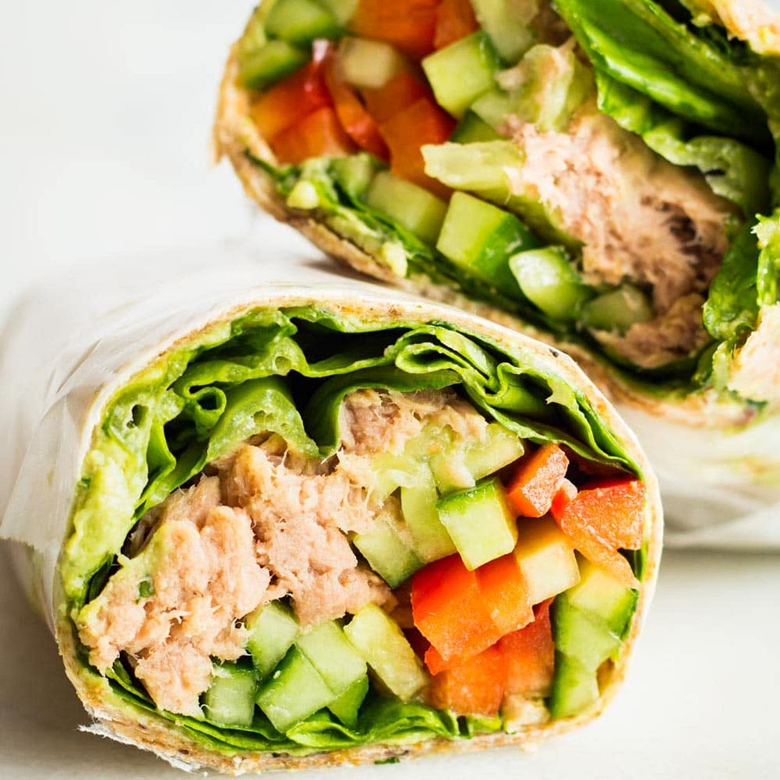 Tuna and Avocado Wrap
