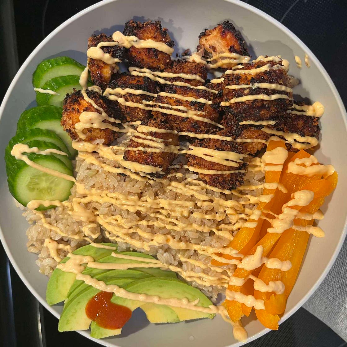 salmon bites
