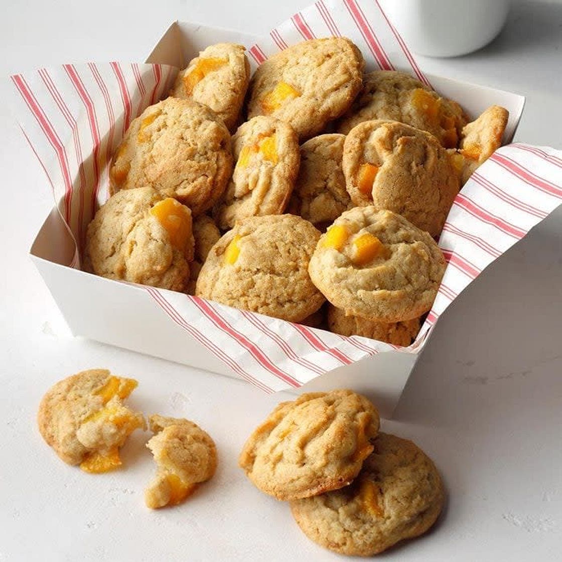 Summer Peach Cobbler Cookies