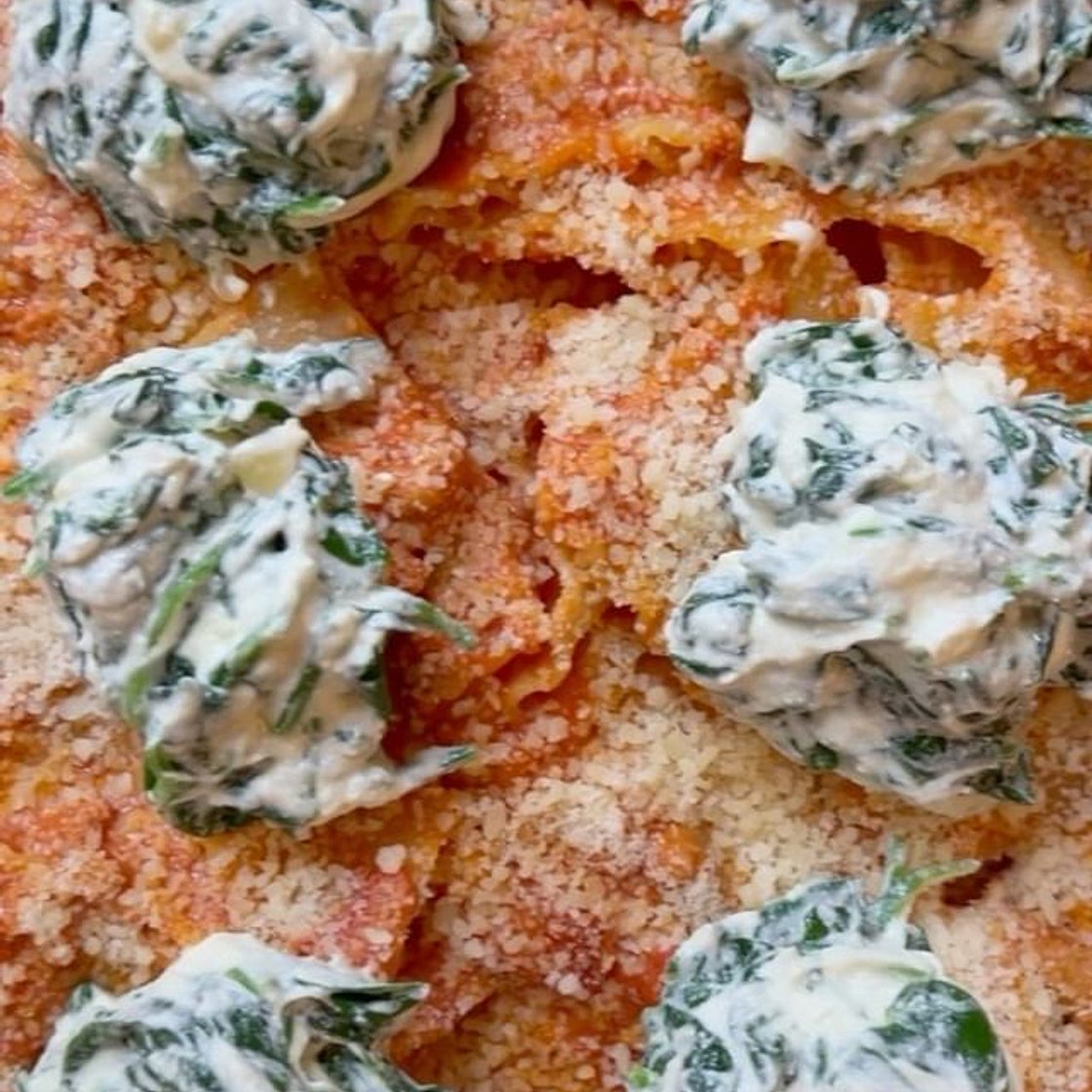 Giada’s Sheet Pan Lasagna (but make it a casserole)