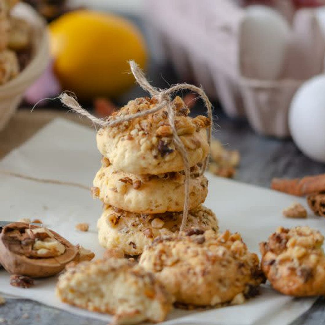 Coconut Nut Swedish Dream Cookies (Drömmar)