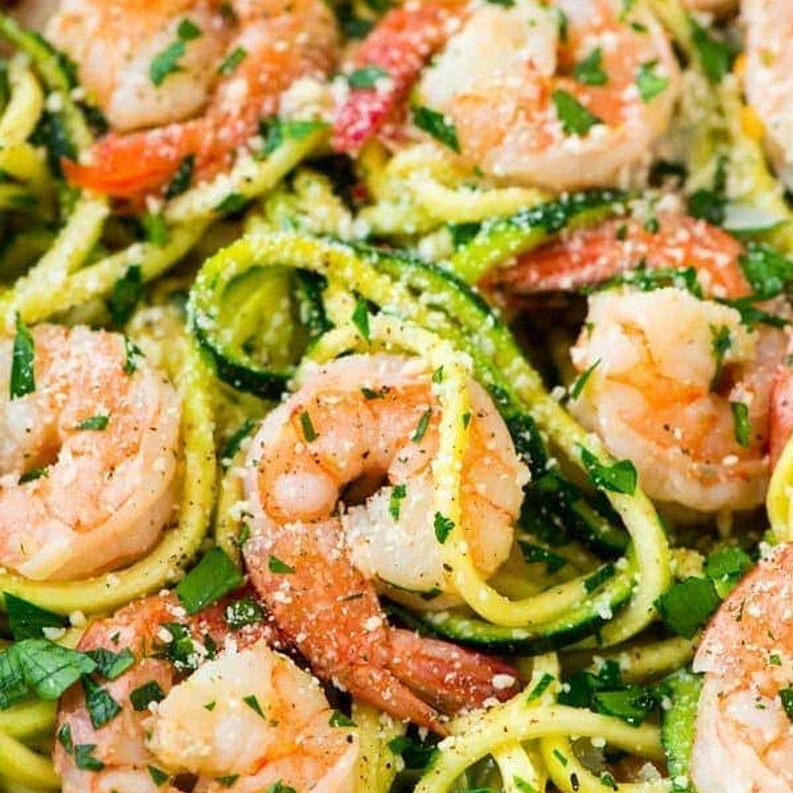 Shrimp Scampi with Zucchini Noodles