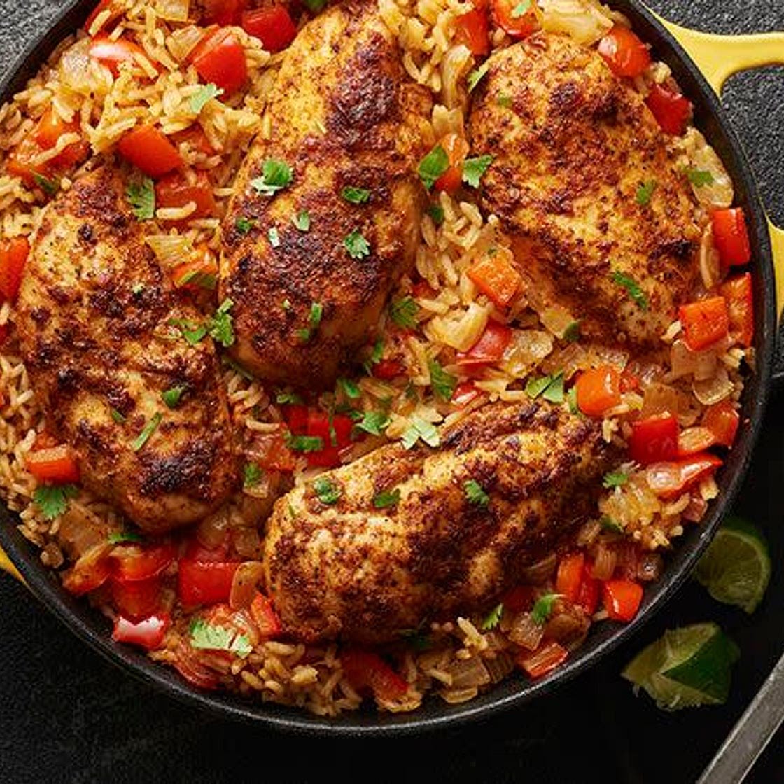 Mexican Chicken and Rice Skillet