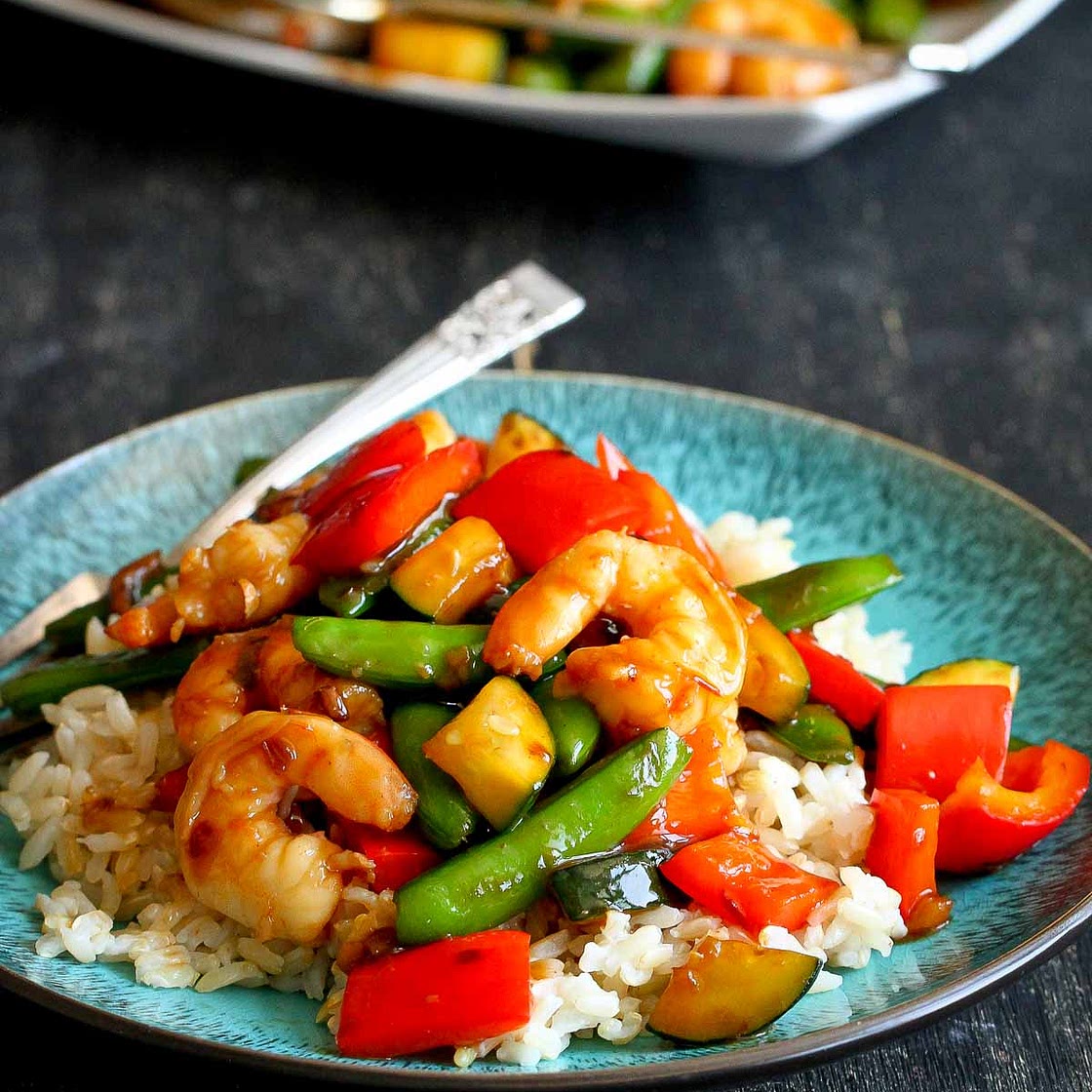 Shrimp and Vegetable Stir-Fry