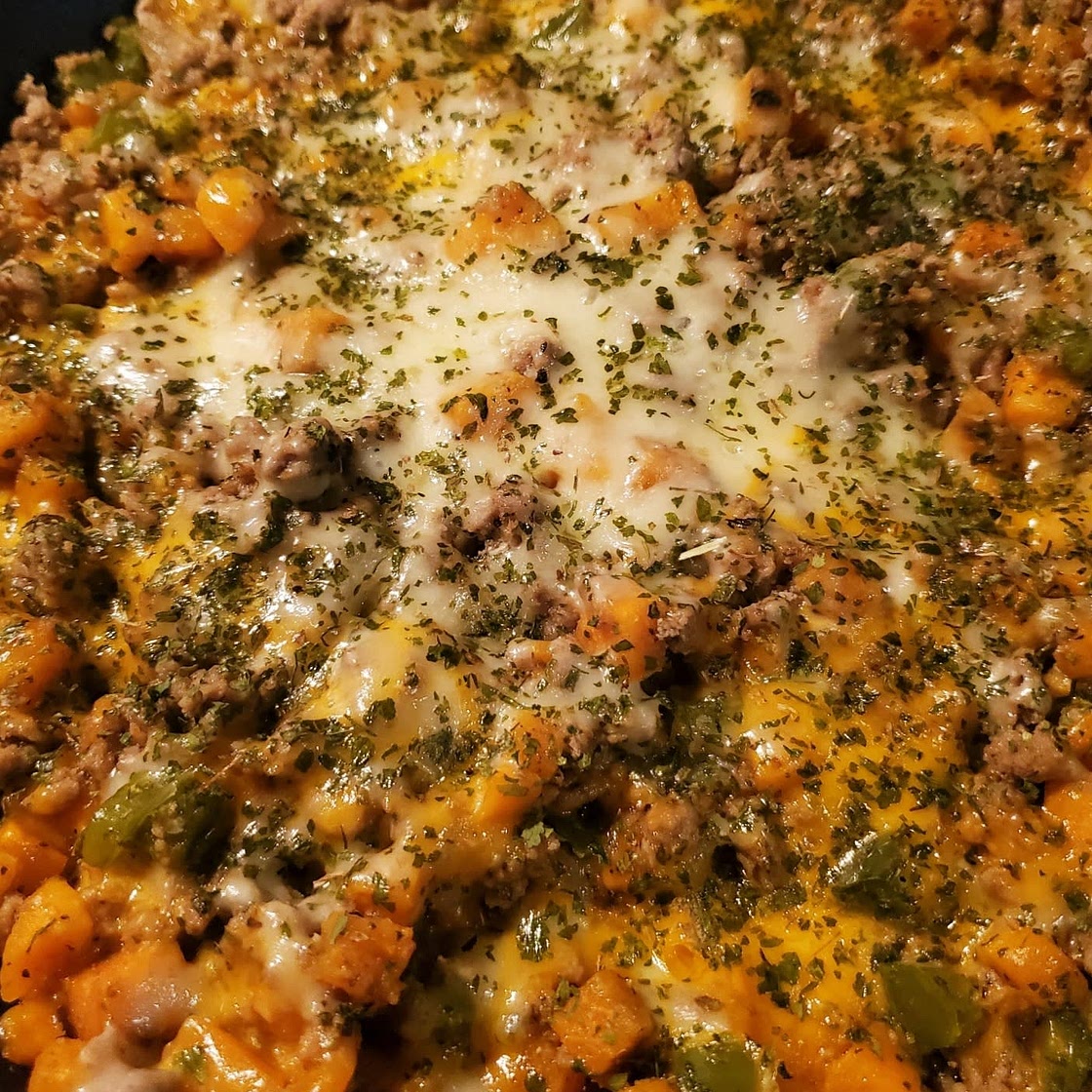 Ground Turkey Sweet Potato Skillet