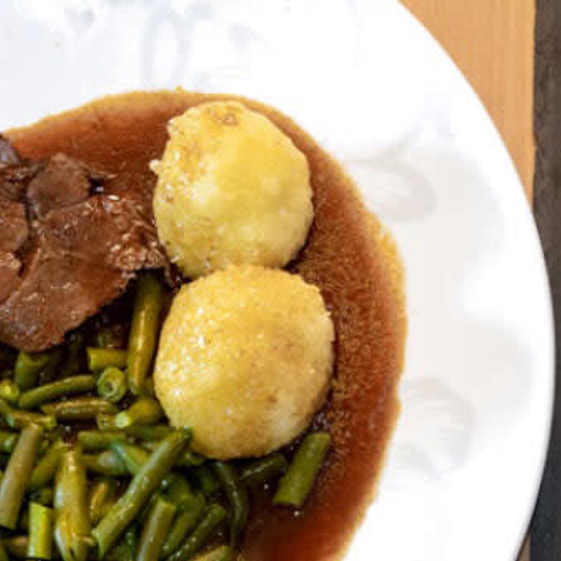 Lamm Spinat Knödel