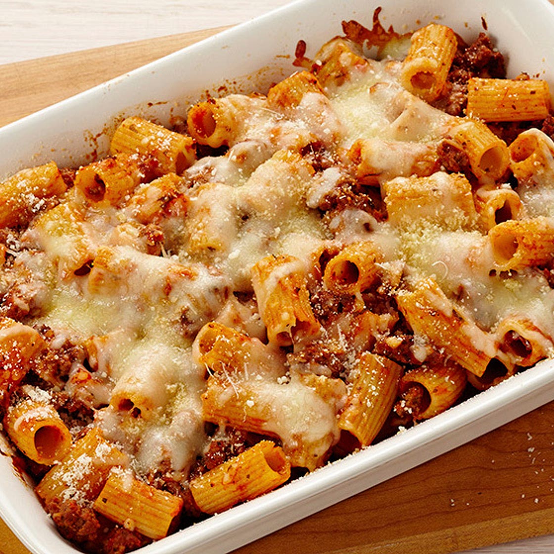 Baked Rigatoni with Beef