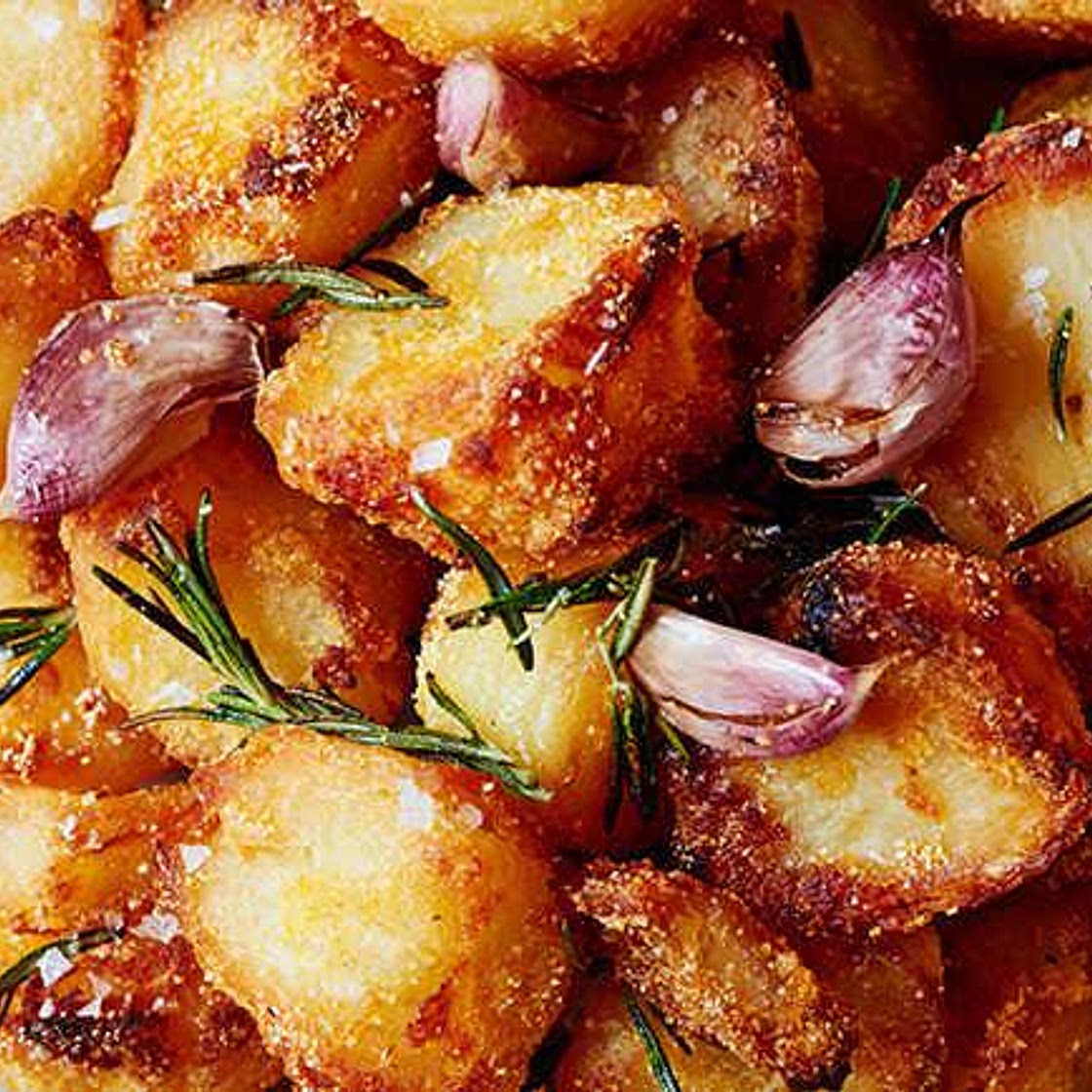 Polenta roast potatoes