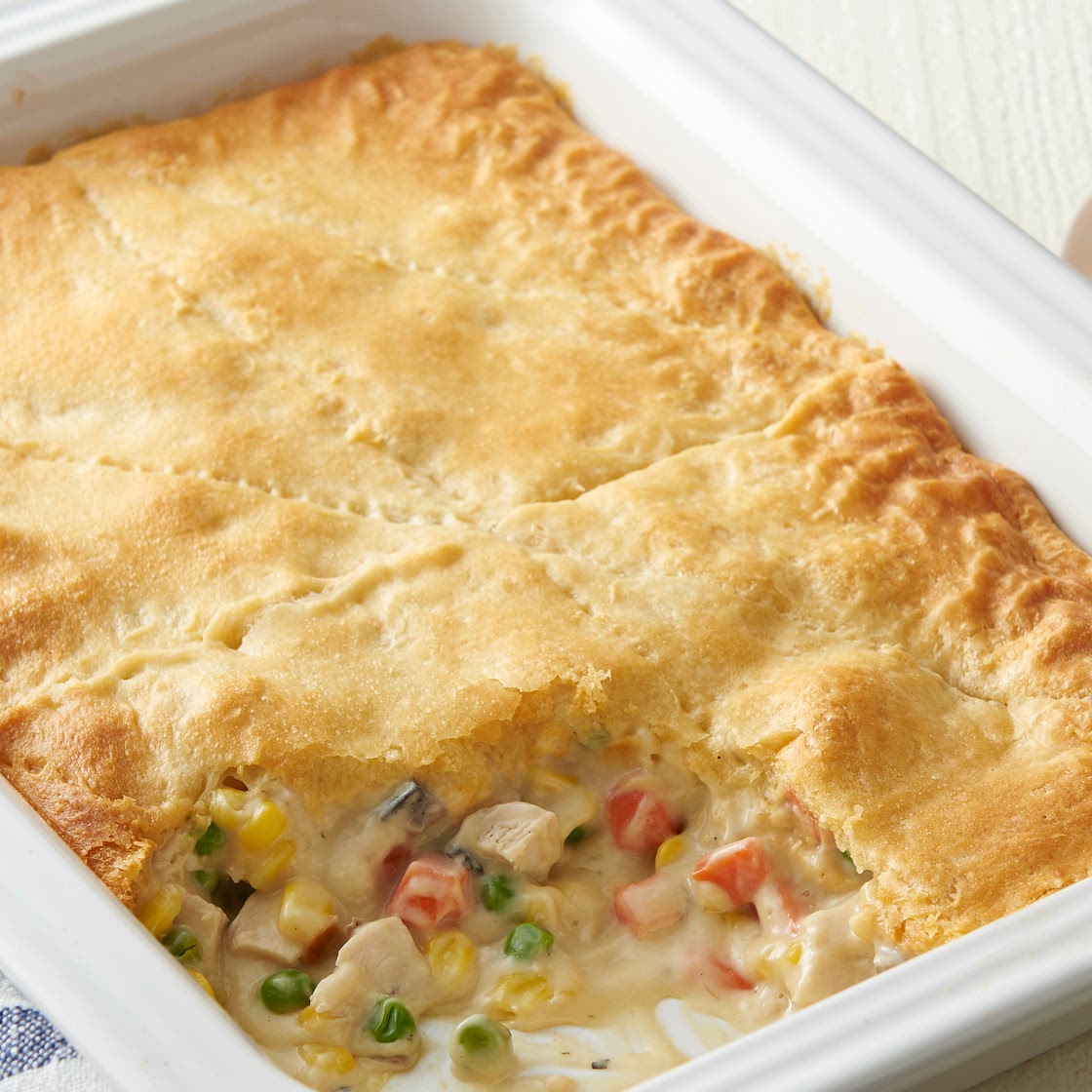 5-Ingredient Chicken Pot Pie Casserole