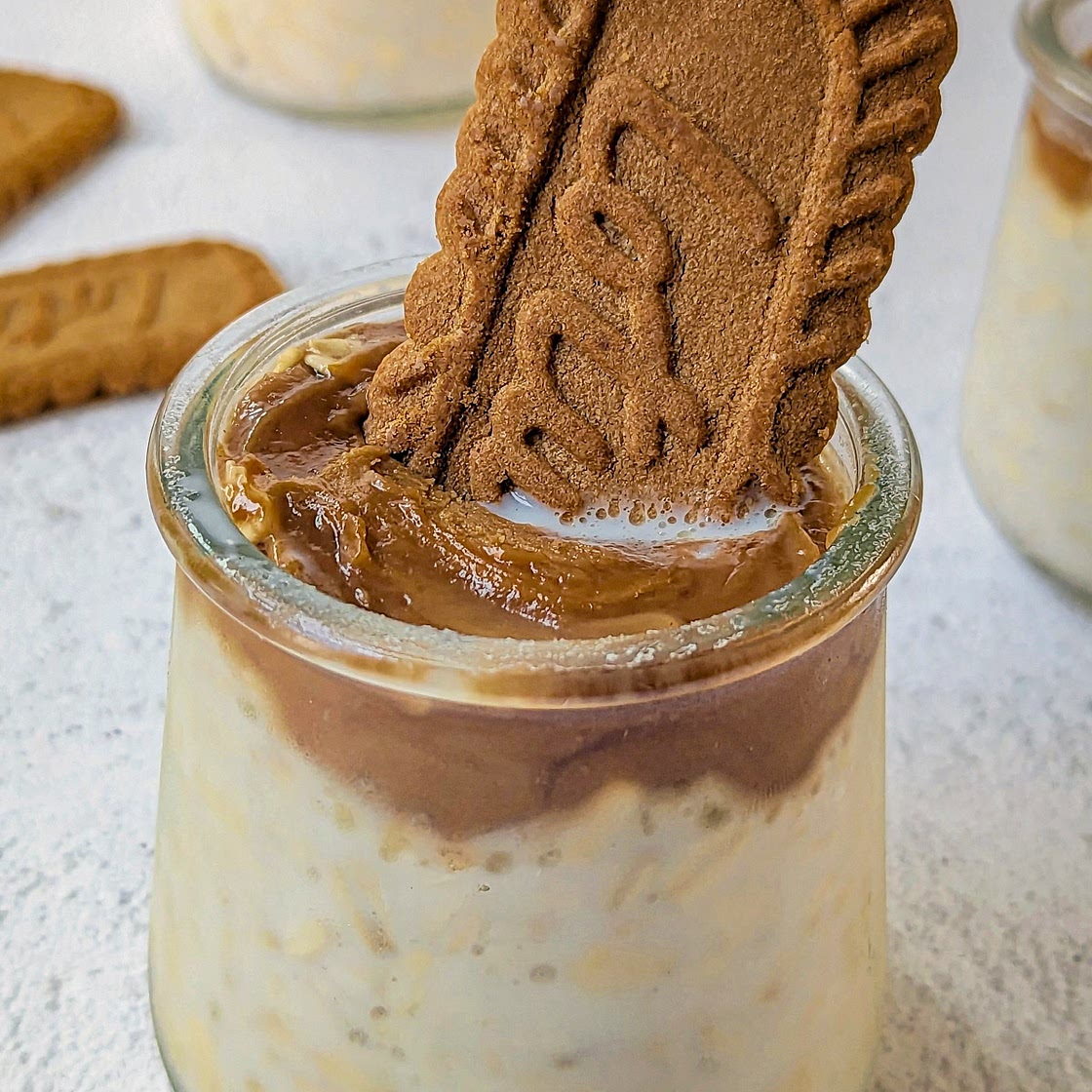 Biscoff Overnight Oats