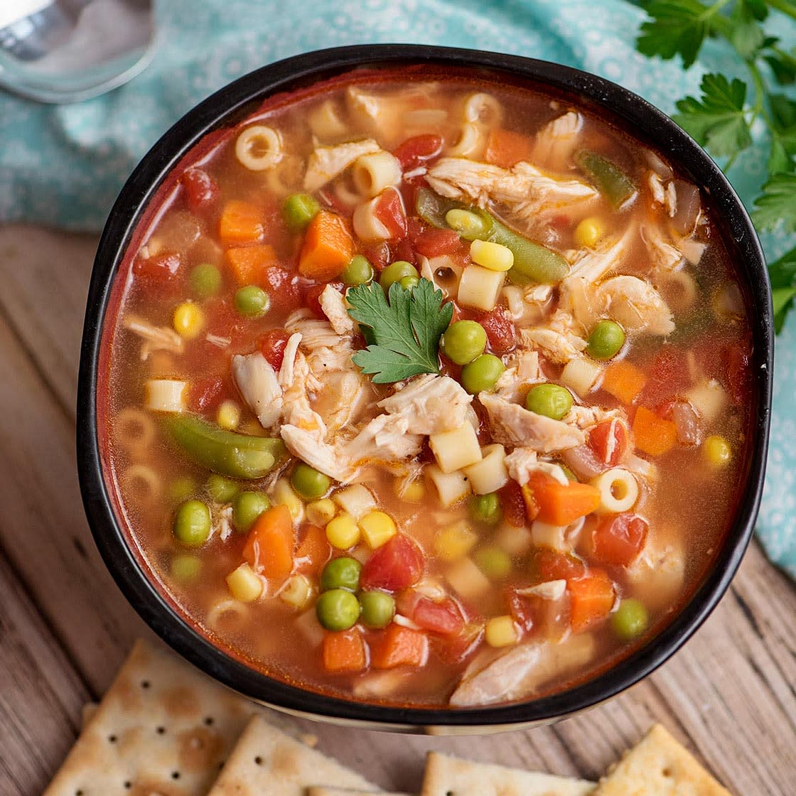 Instant Pot Chicken and Vegetable Soup