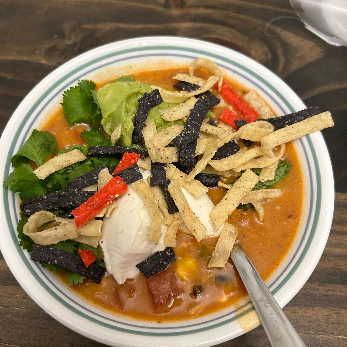 Creamy Chicken Tortilla Soup