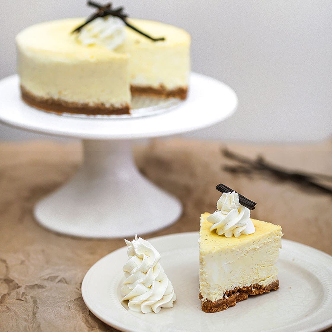 Vanilla Bean Cheesecake - Obsessive Cooking Disorder