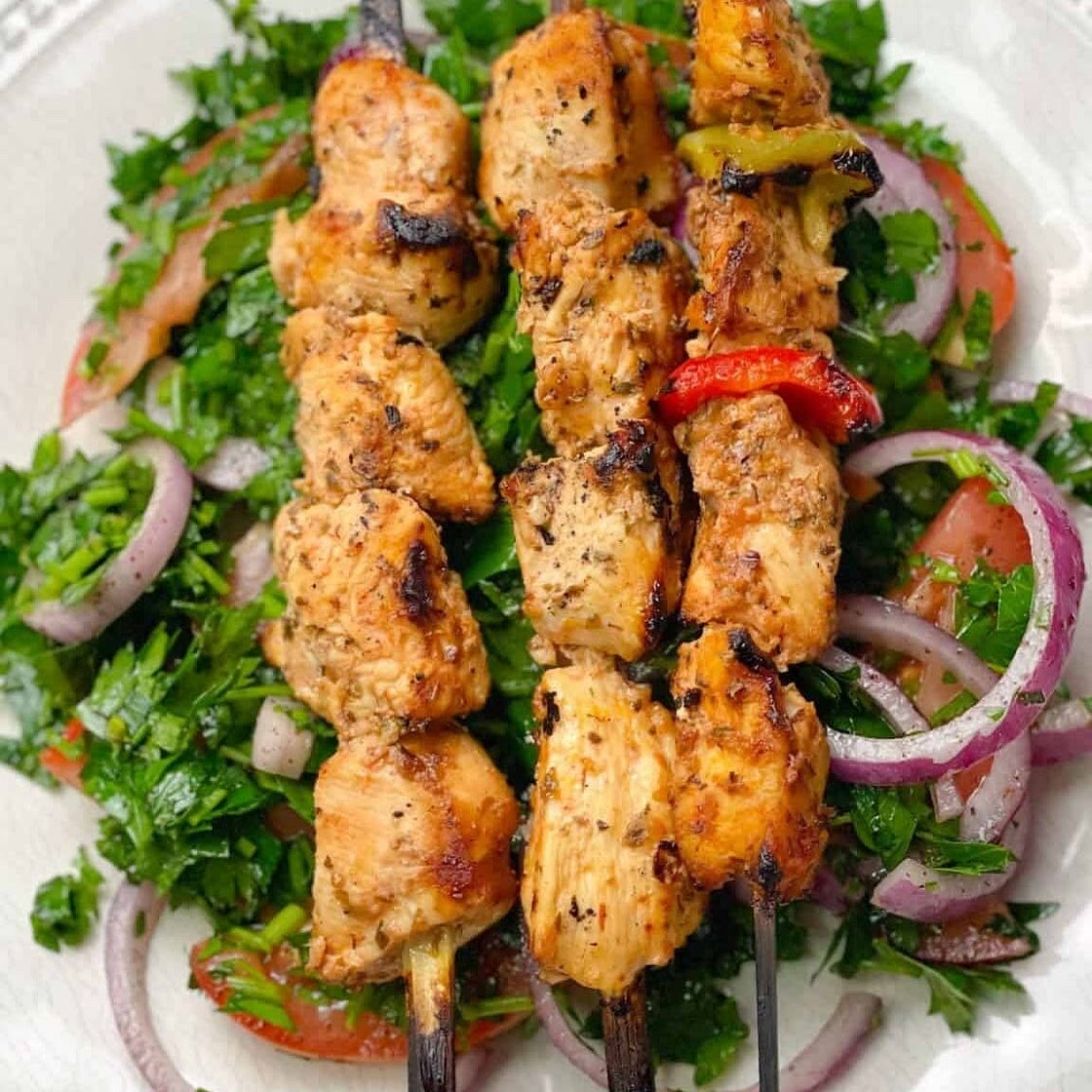 Shish Tawook Recipe – Lebanese Grilled Chicken Skewers