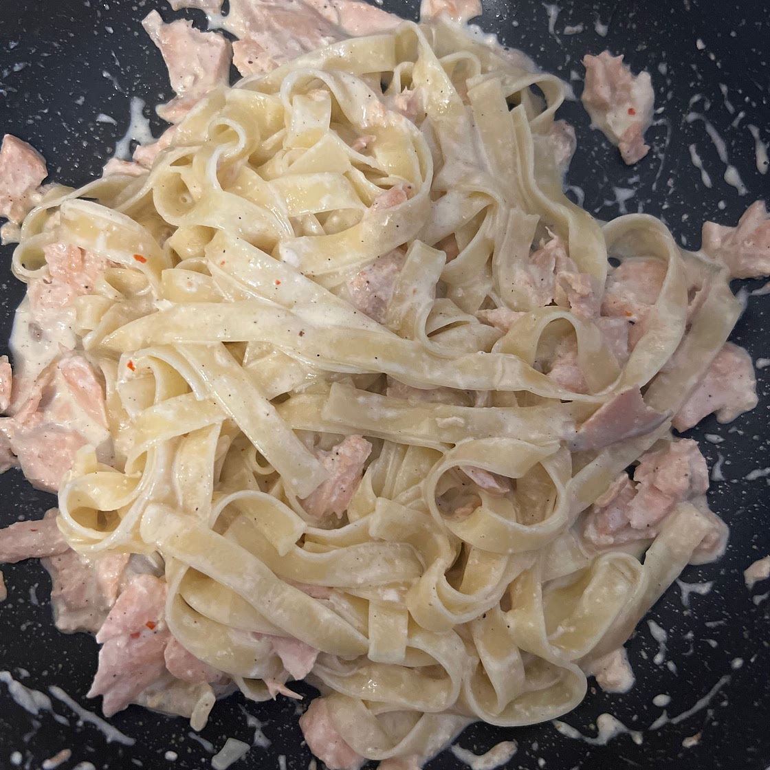 Tagliatelles saumon citron