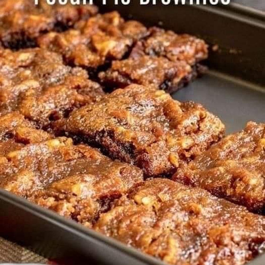 Pecan pie brownies 