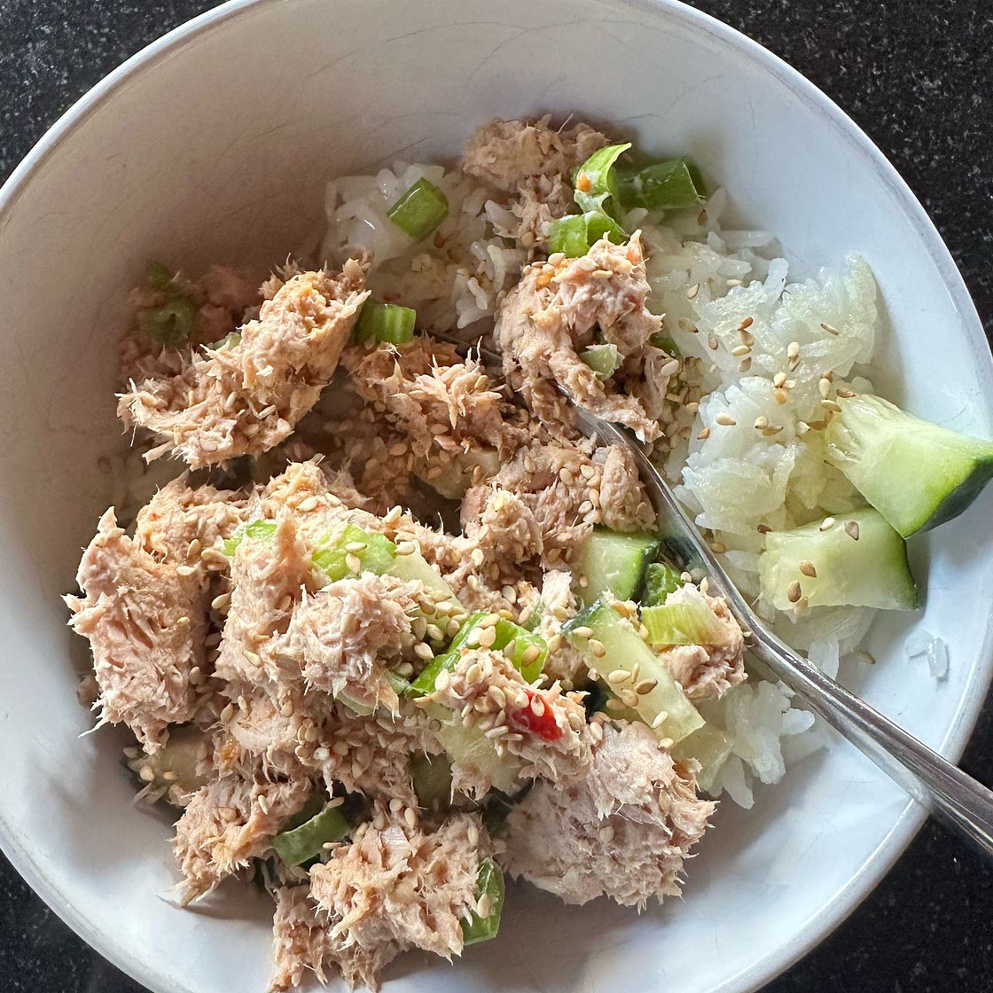 Spicy Tuna Salad With Crispy Rice
