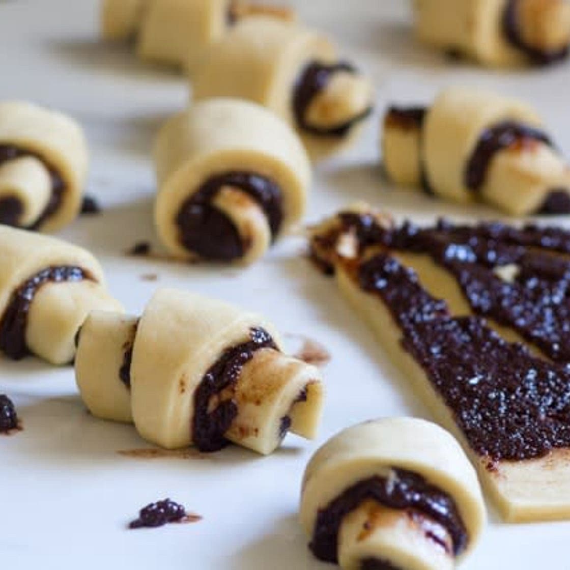 Dillicious Fluffy Chocolate Rugelach (Babka Danishes)
