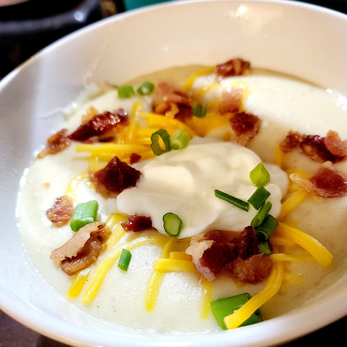Crockpot Loaded Baked Potato Soup