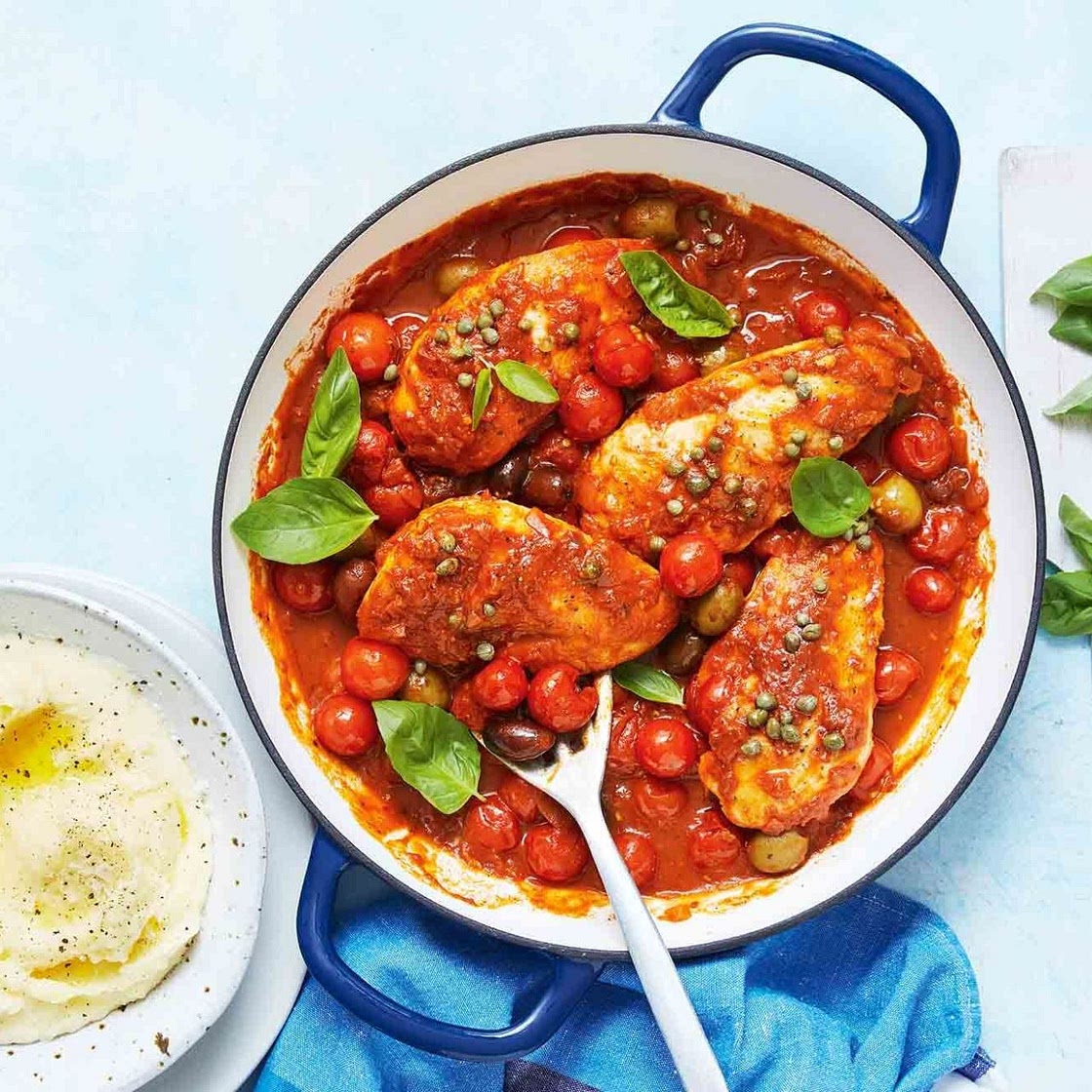 Chicken Breast Puttanesca Style