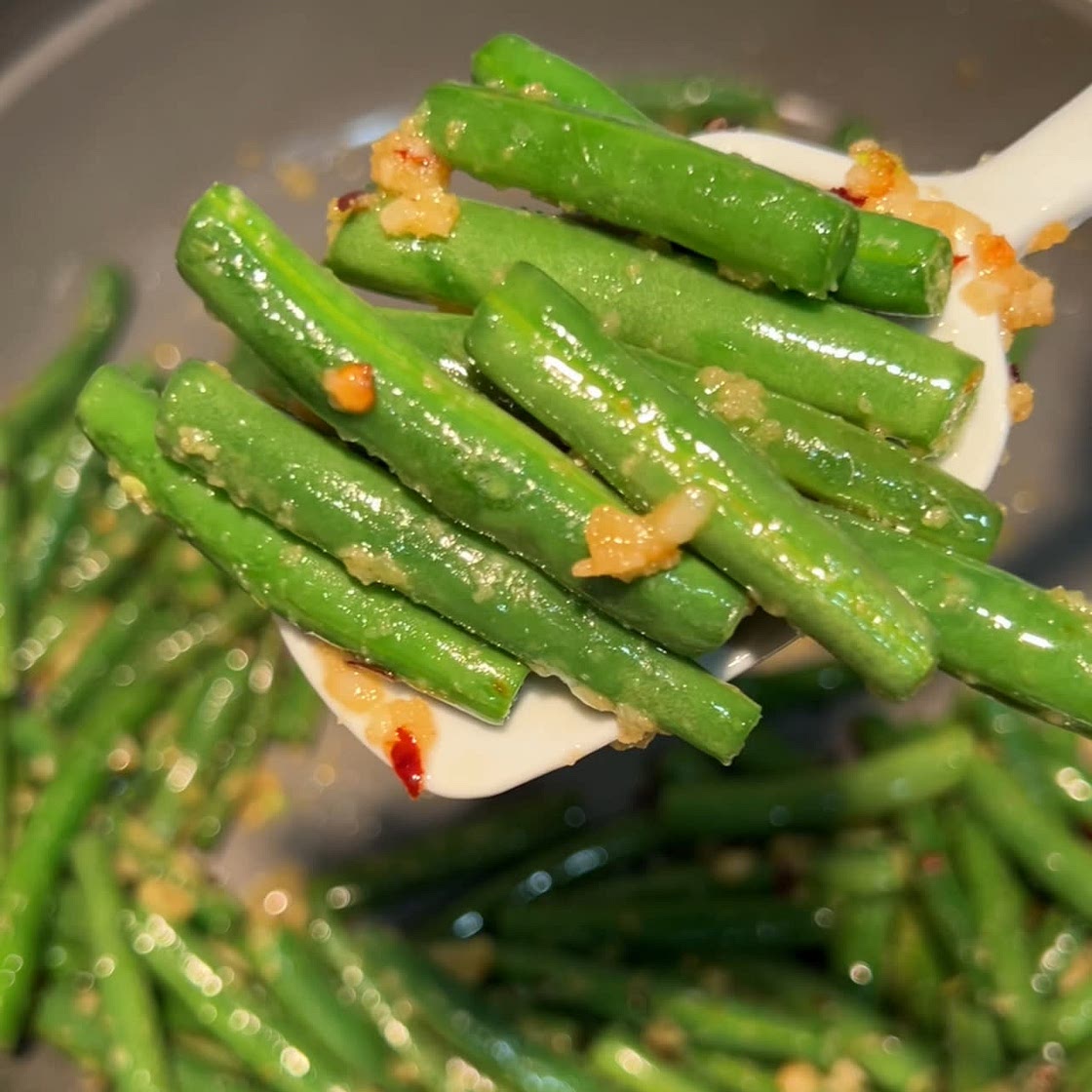 Garlic butter green beans 