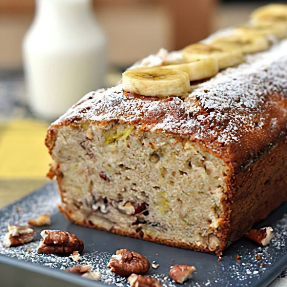 Cake aux bananes et pépites de chocolat