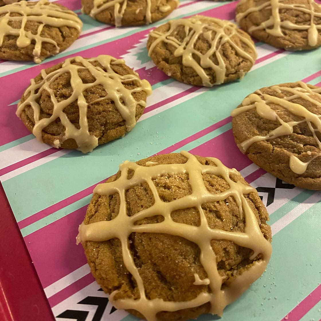 Maple Cookies with Maple Glaze