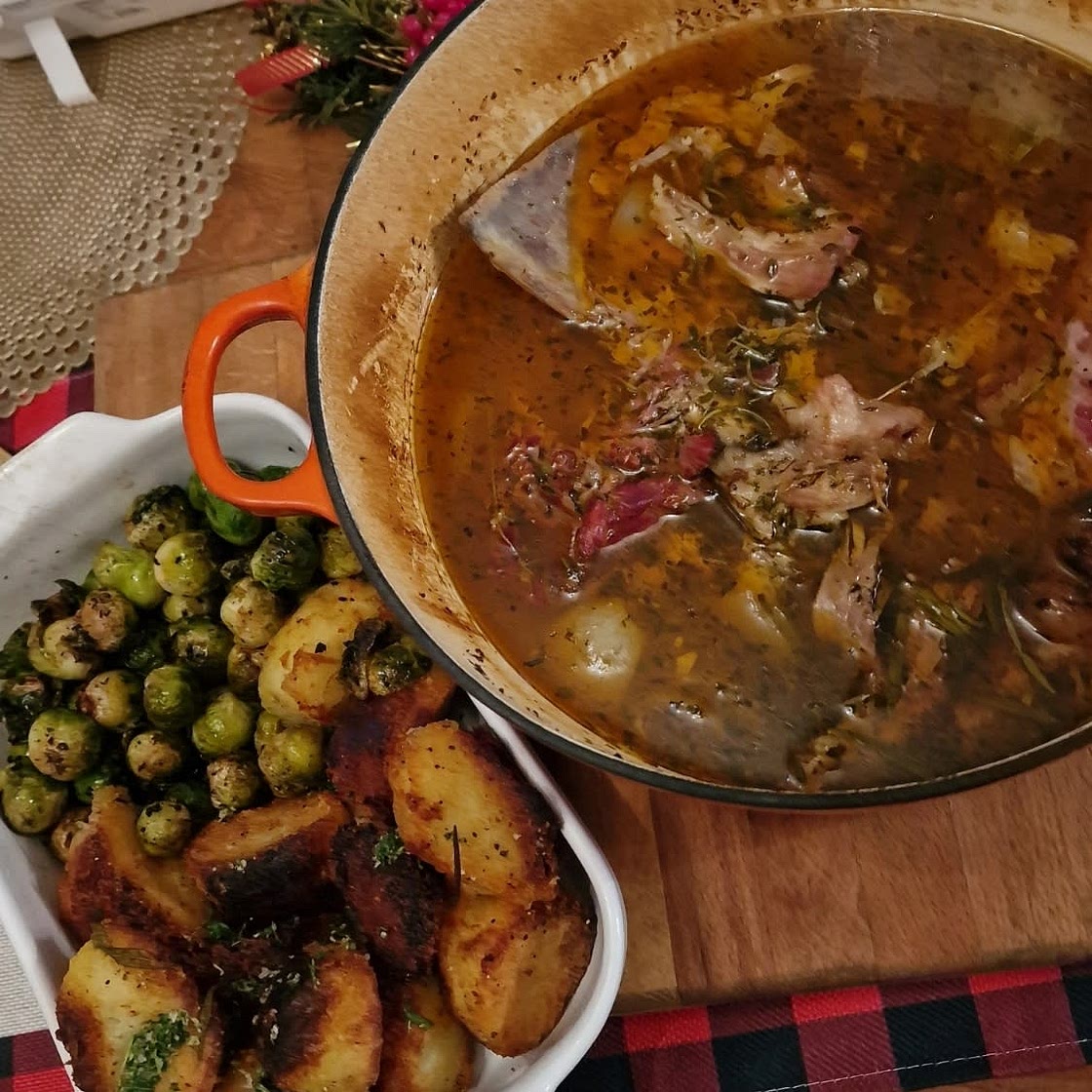 Greek Slow Roasted Leg of Lamb