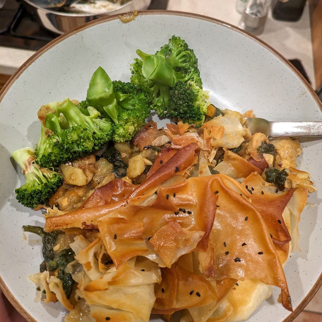 Ella's Chicken Curry Pie