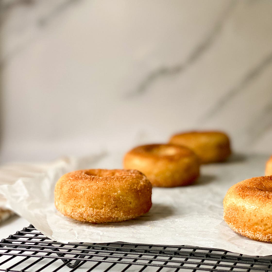 80 Calorie Cinnamon Sugar Donuts