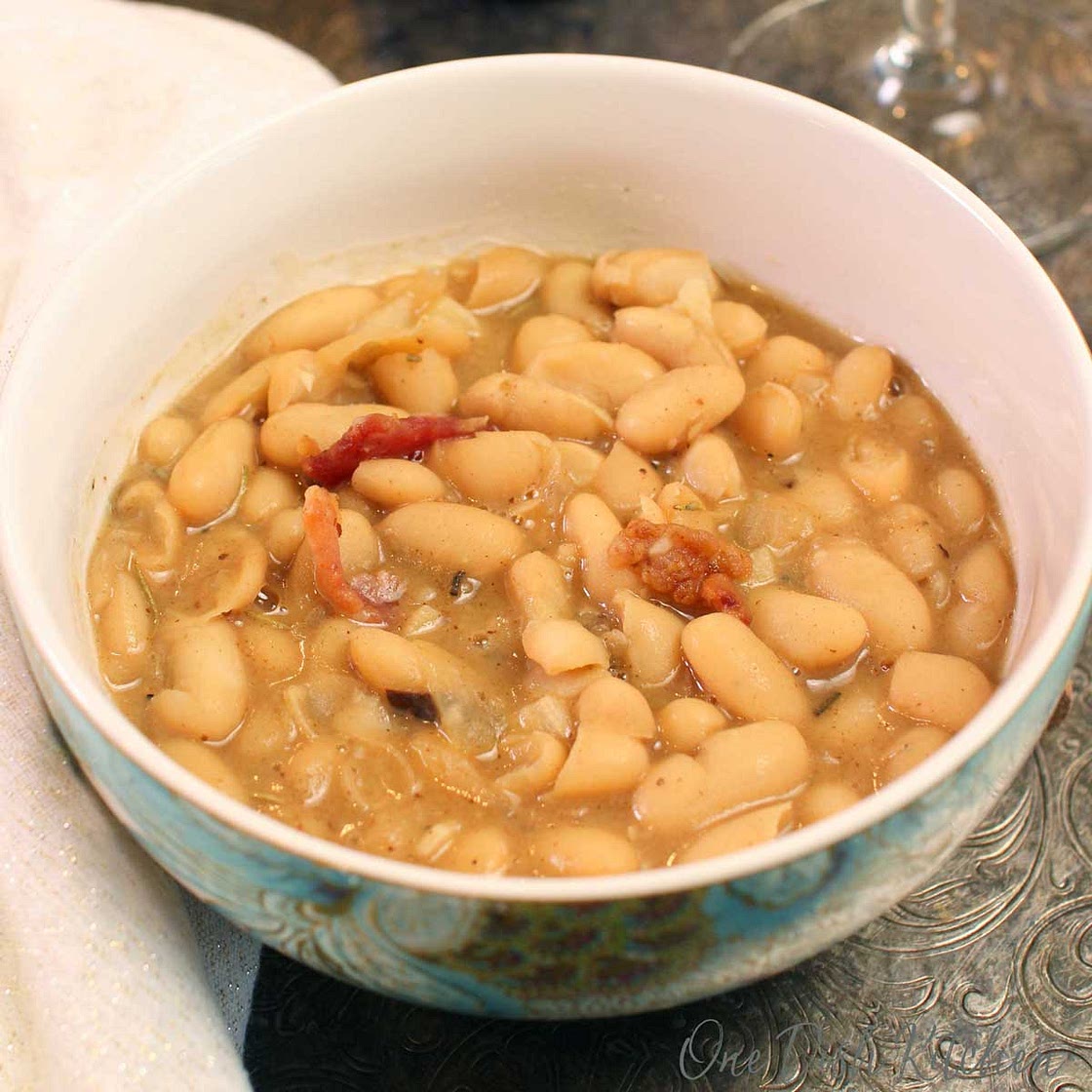 White Bean Soup For One