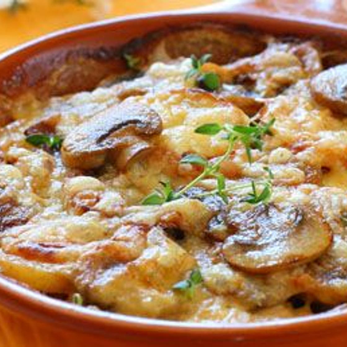 Gratin de champignons