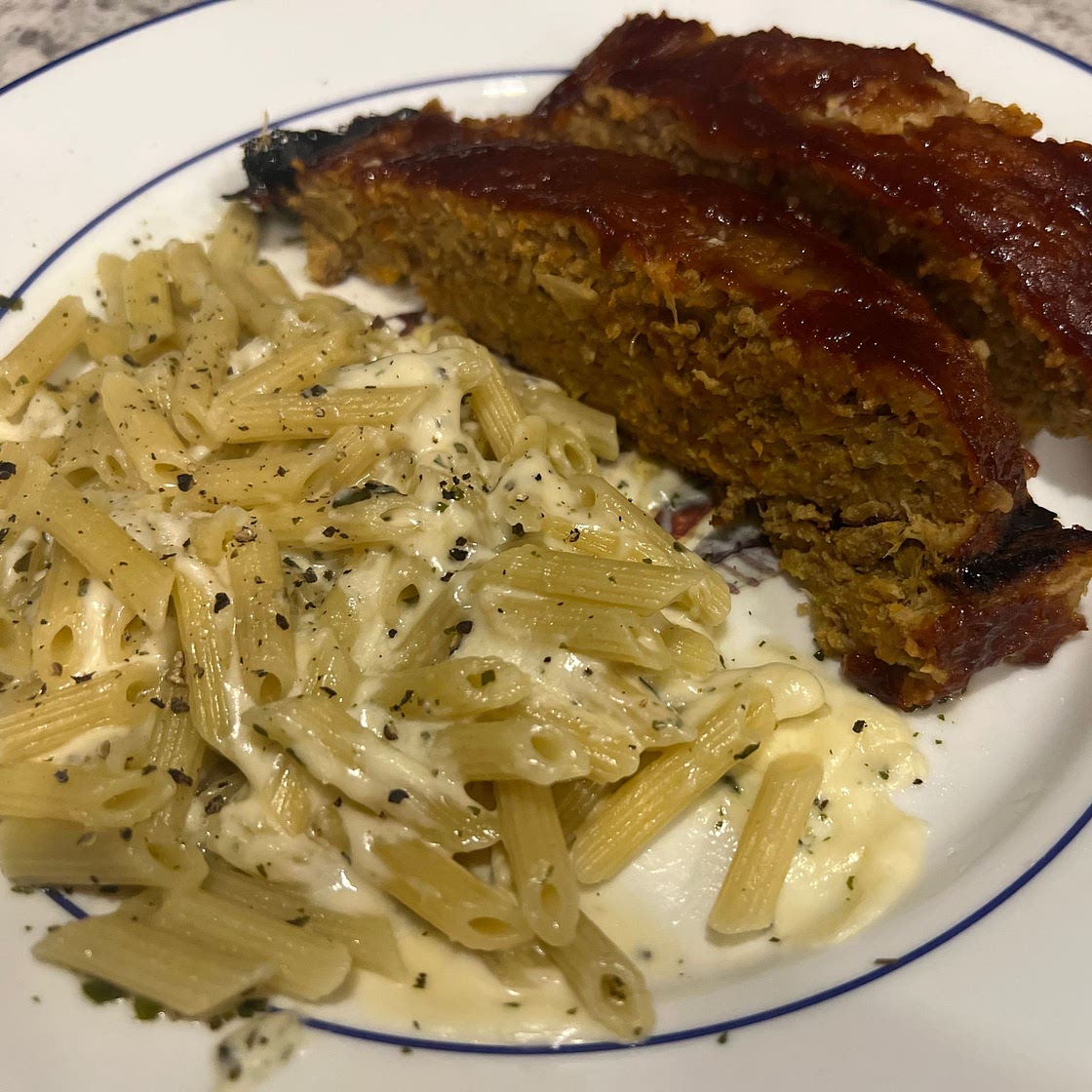 Delicious and moist Meatloaf for dinner