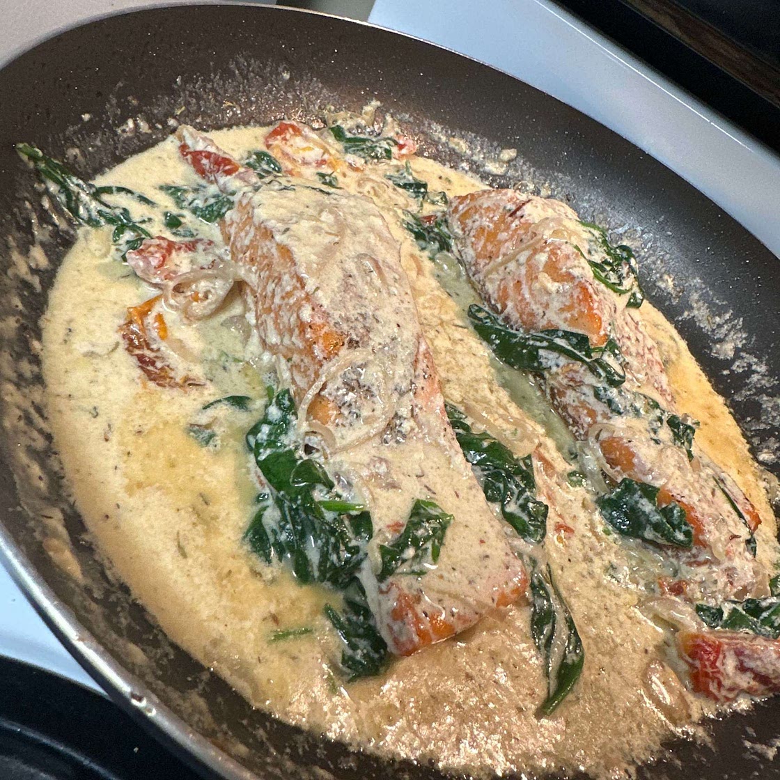 Creamy One-Pan Salmon
