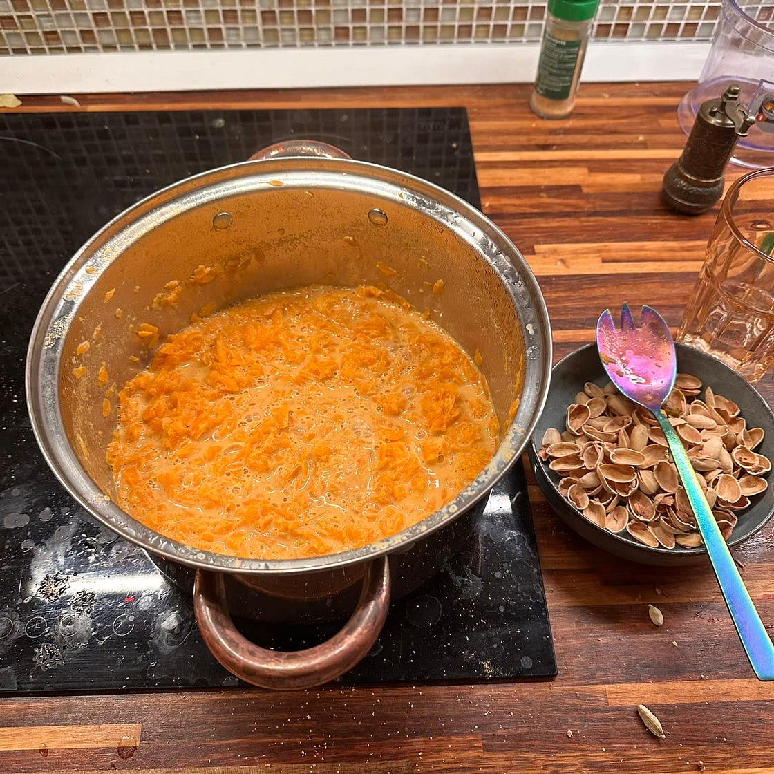 Carrot dessert 