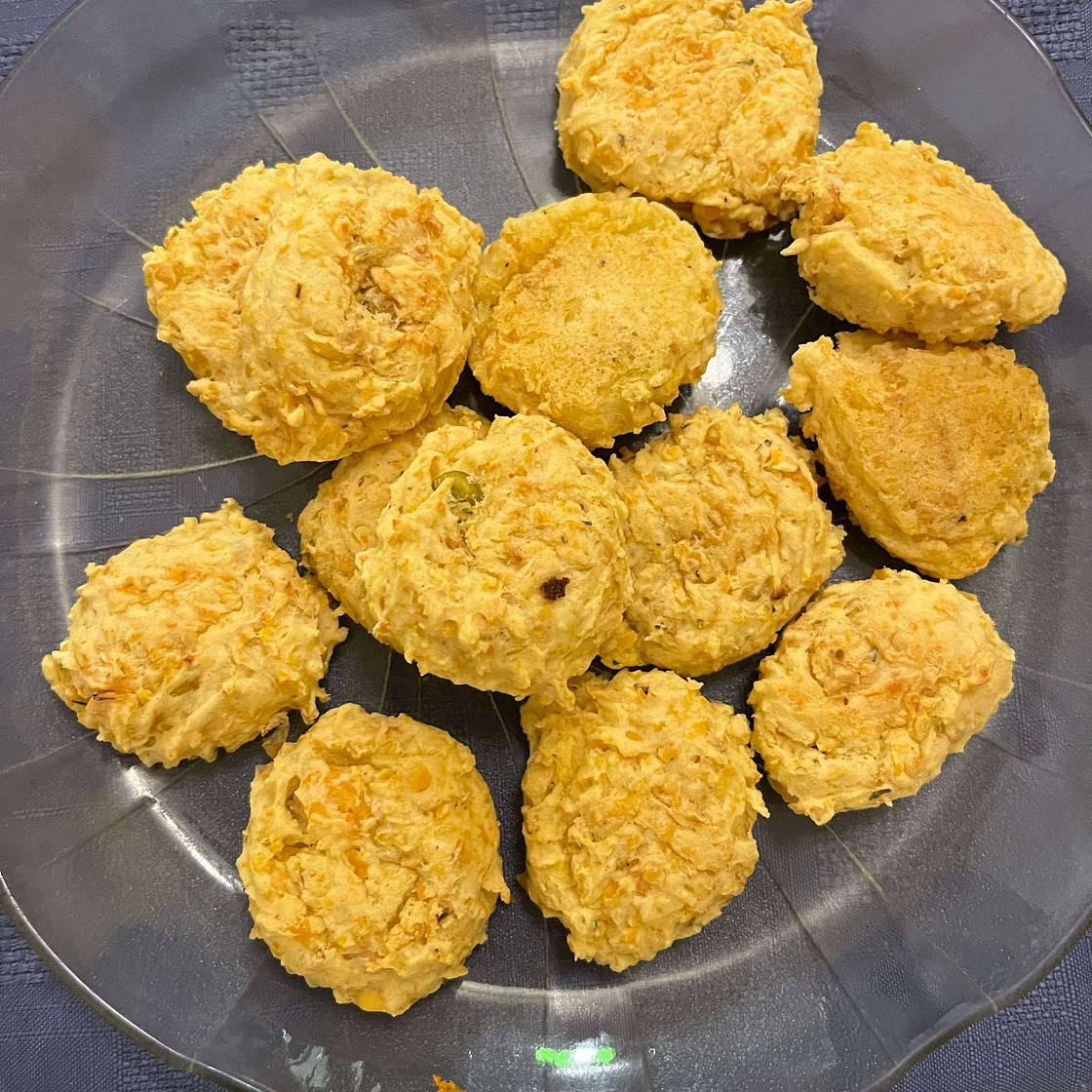 Bocaditos de papá y garbanzos