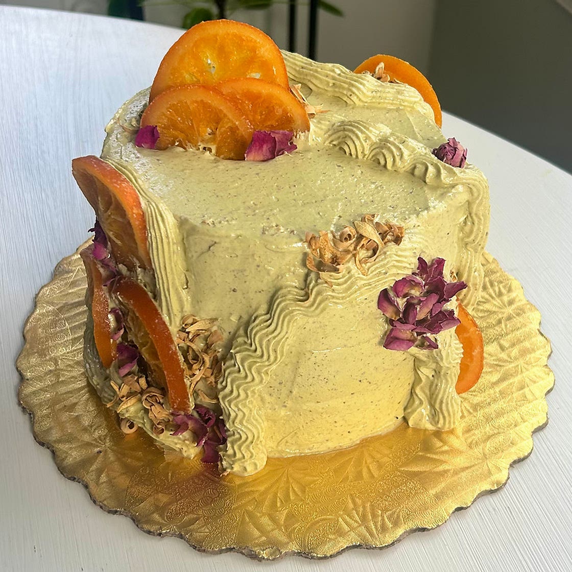 Orange Blossom Pistachio Cake