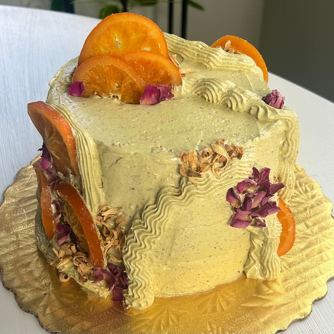 Orange Blossom Pistachio Cake