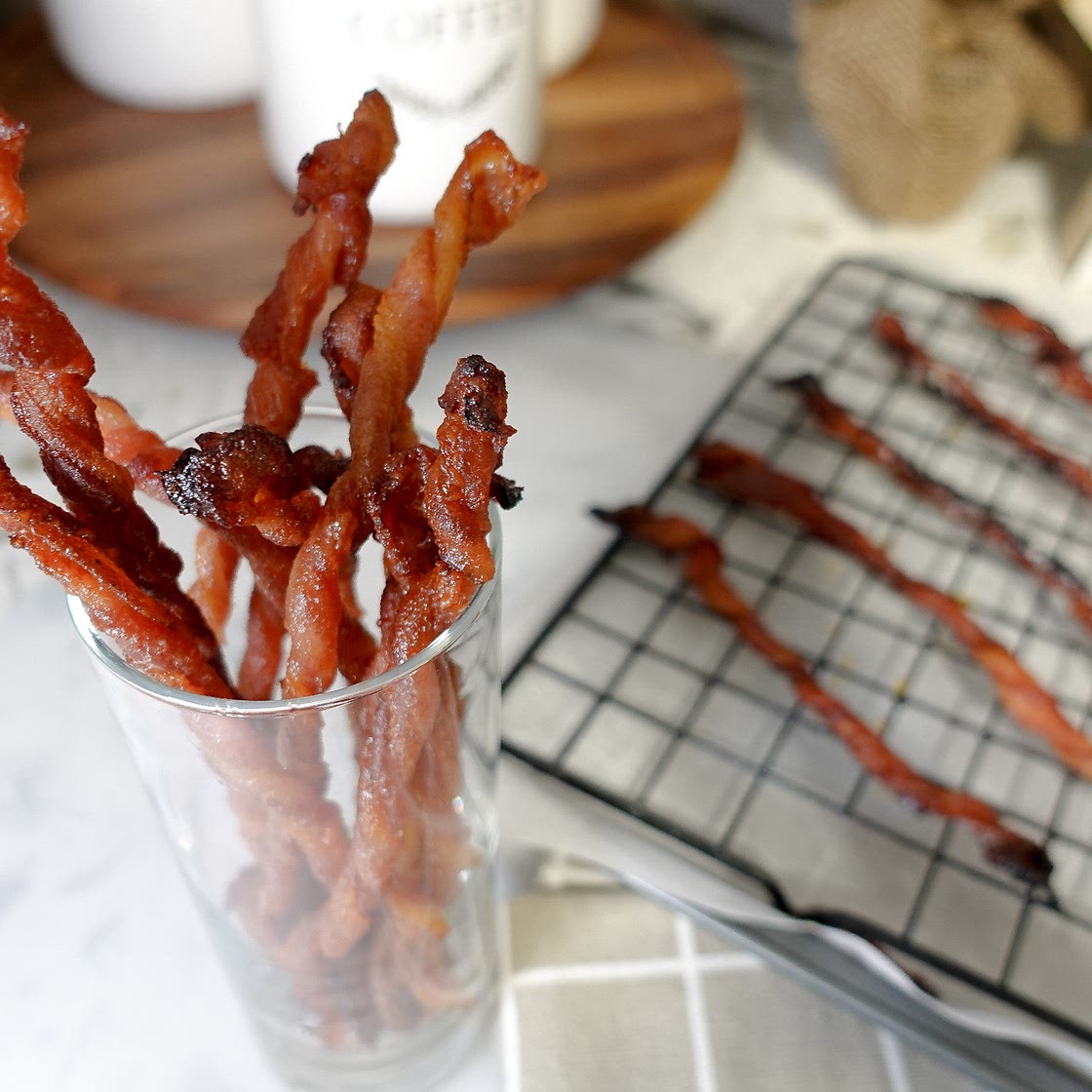 Twisted Bacon with Maple