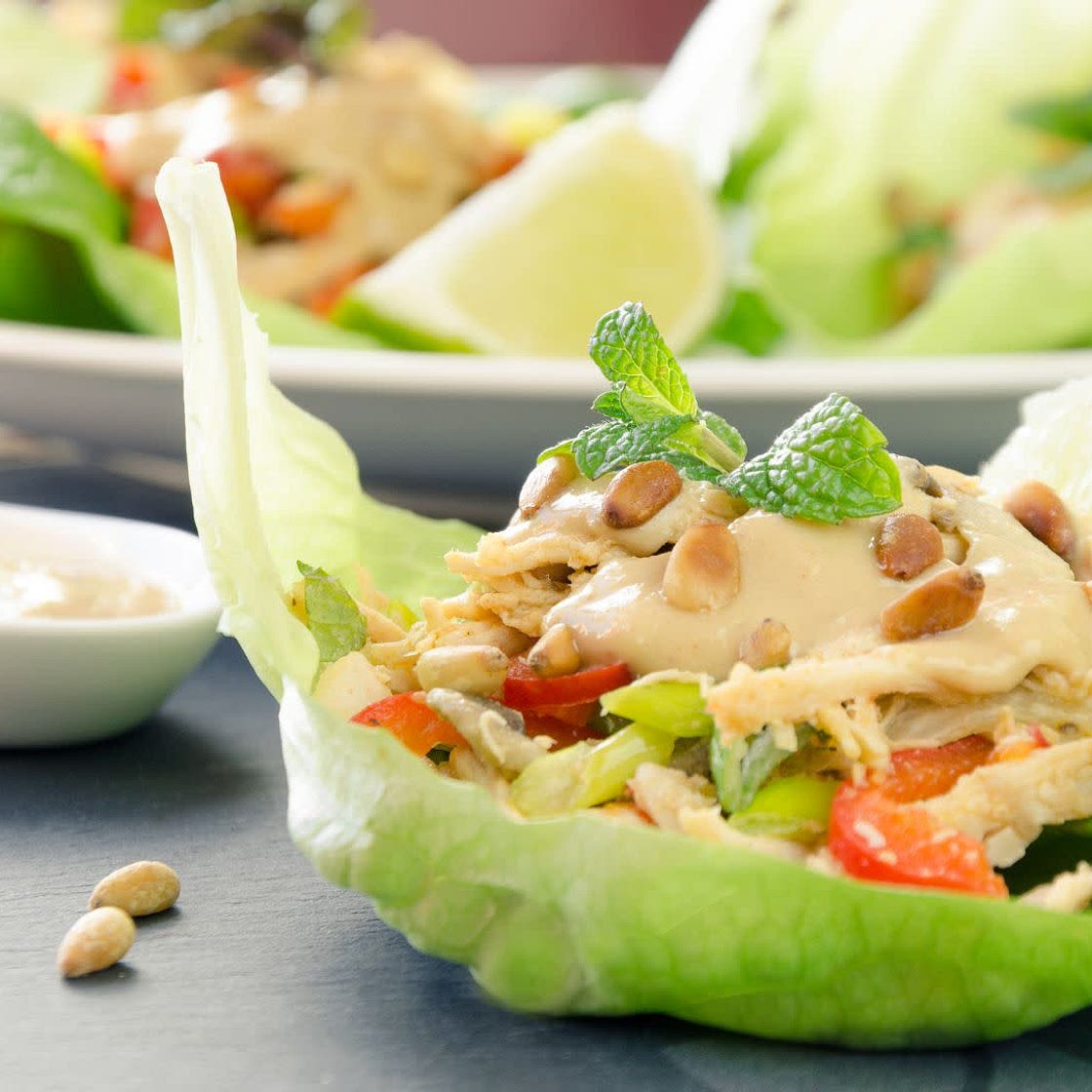 KETO. Wraps con atún y palta