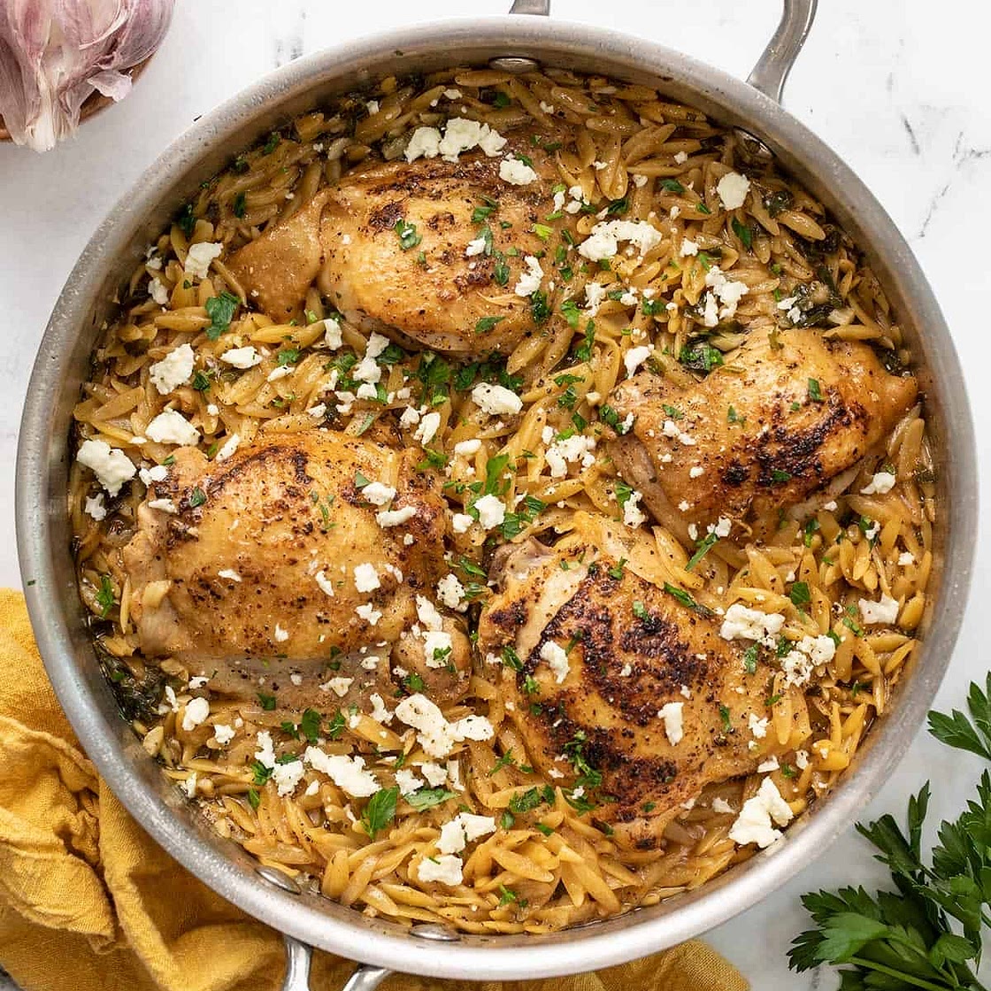 Lemon Chicken Orzo
