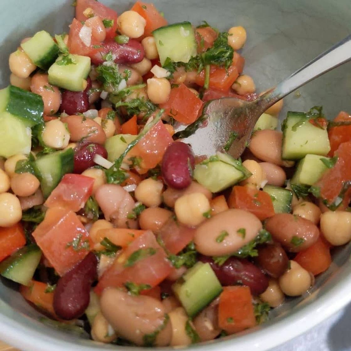 Mediterranean Bean Salad