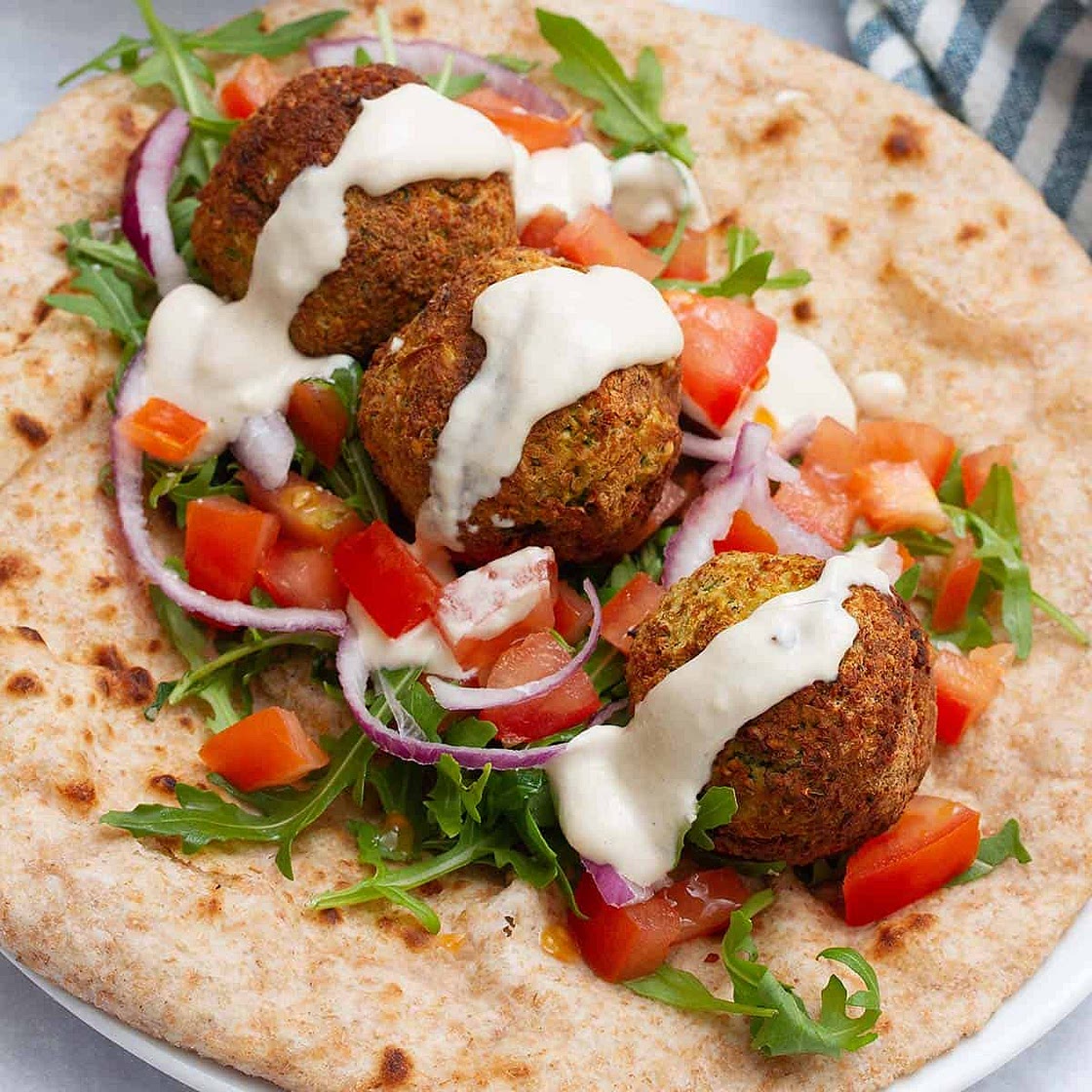 Falafel Gyros (Air Fryer)