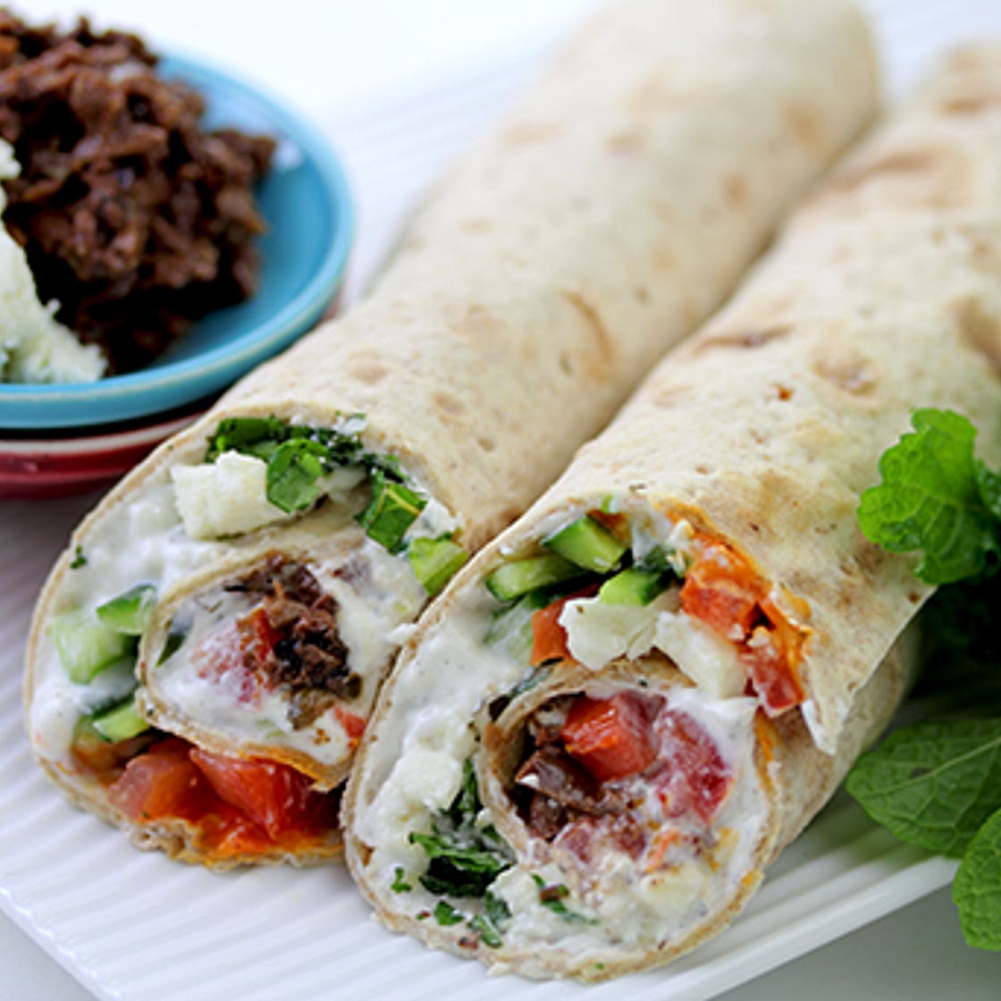 Mediterranean Lavash Wrap