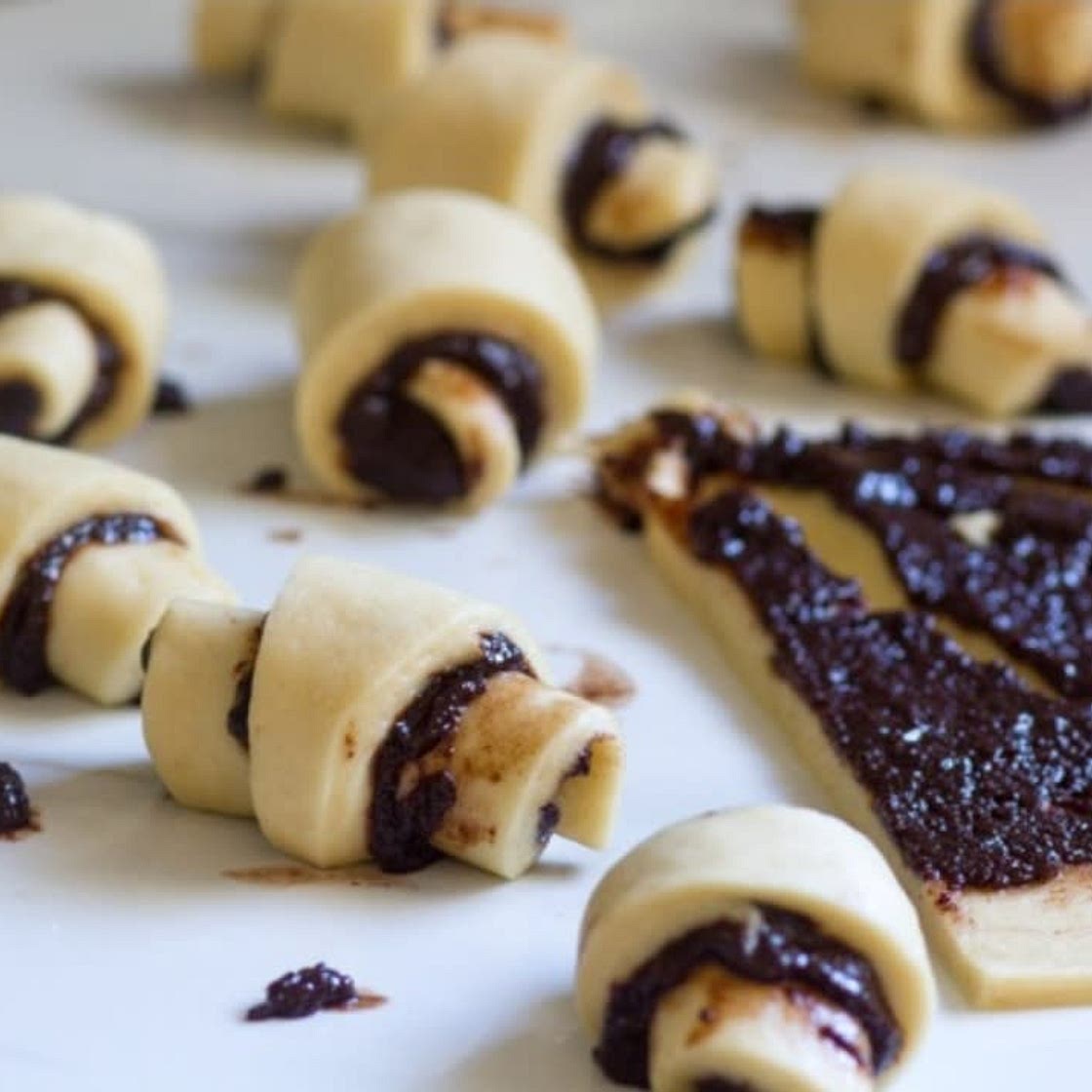 Dillicious Fluffy Chocolate Rugelach (Babka Danishes)